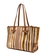 Bolso Marcella rayas camel mediano